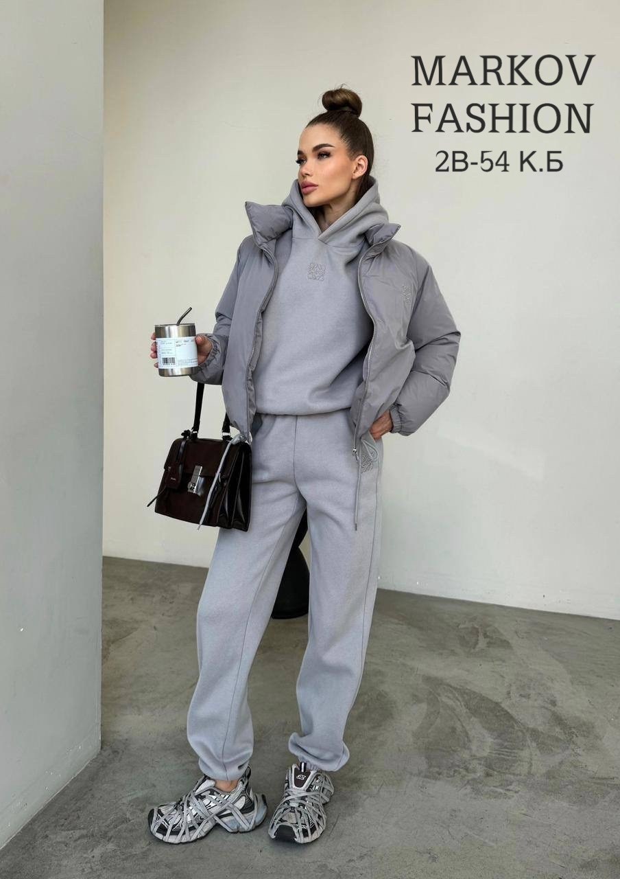 женский серый костюм тройка miu miu,куртка оверсайз,демисезонная куртка,костюм тройка с курткой,женская куртка