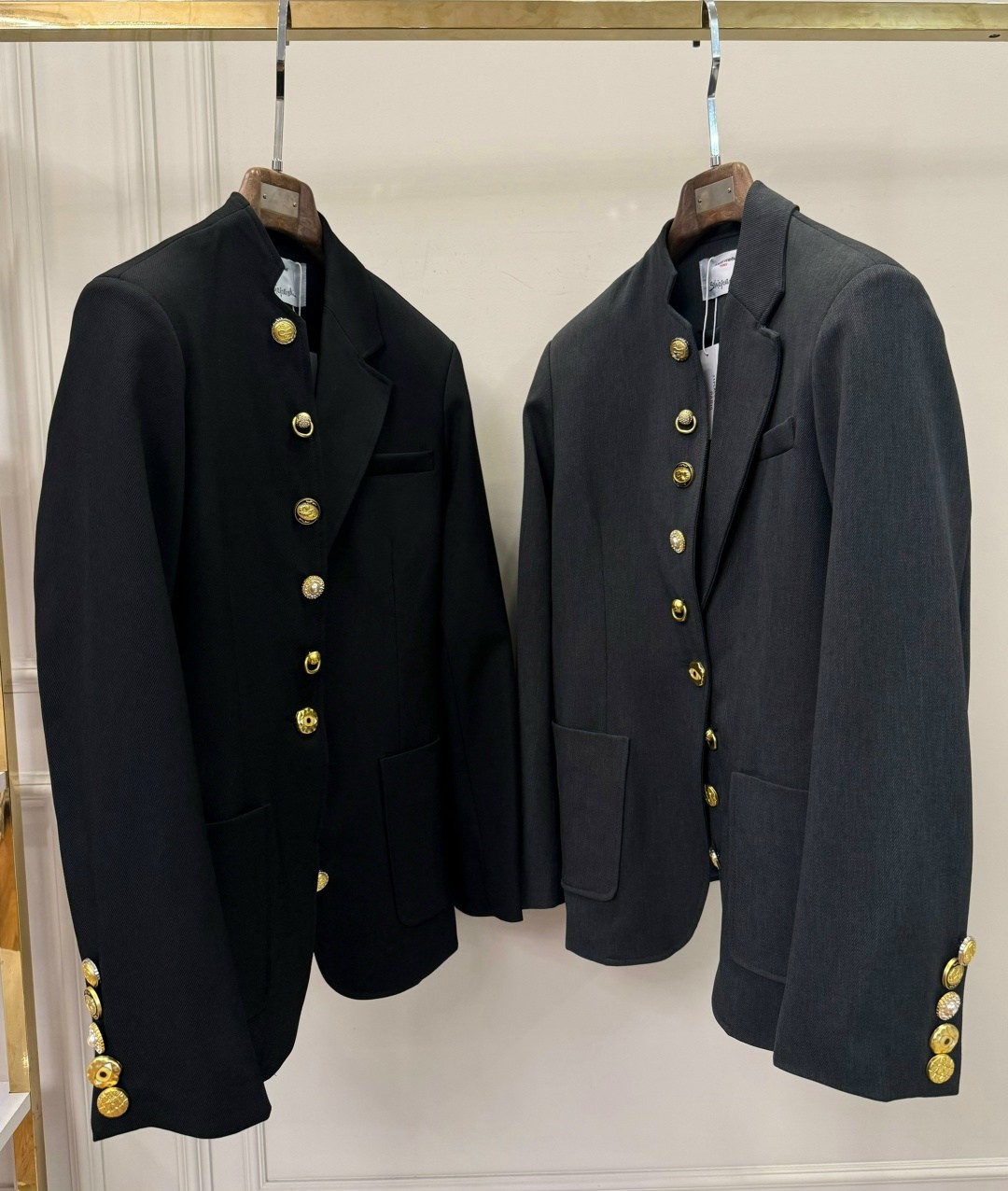 пиджак и жакет,жакет,пиджак,пиджак для женщин,женский пиджак с золотыми пуговицами черный винтажный