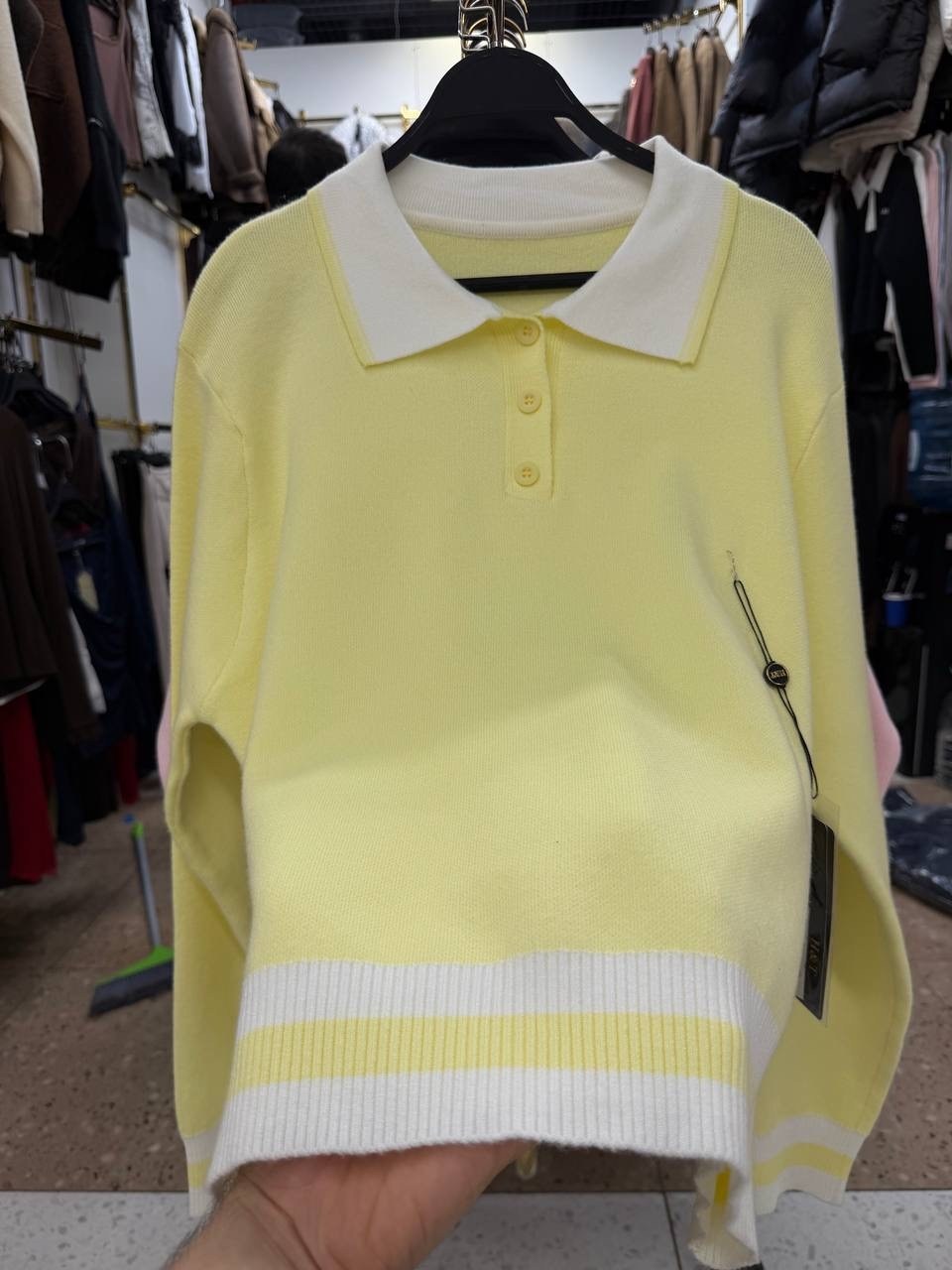 женская кофта,трикотажный свитер,женский модный тонкий вязаный свитер с воротником-поло,свитер поло женский,свитер поло