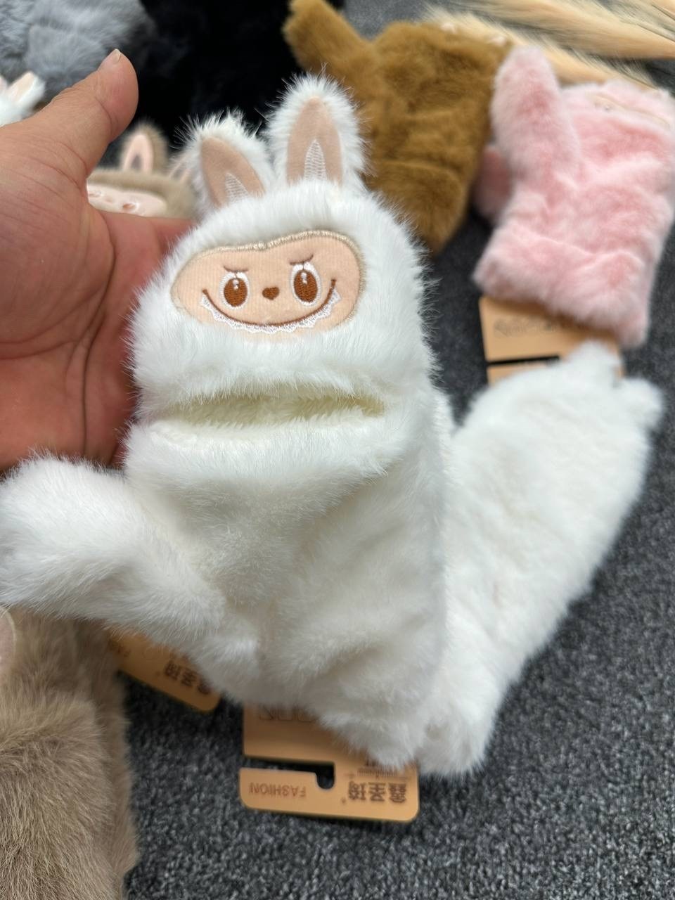 теплые перчатки,плюшевые варежки,перчатки и варежки,женские перчатки,меховые перчатки