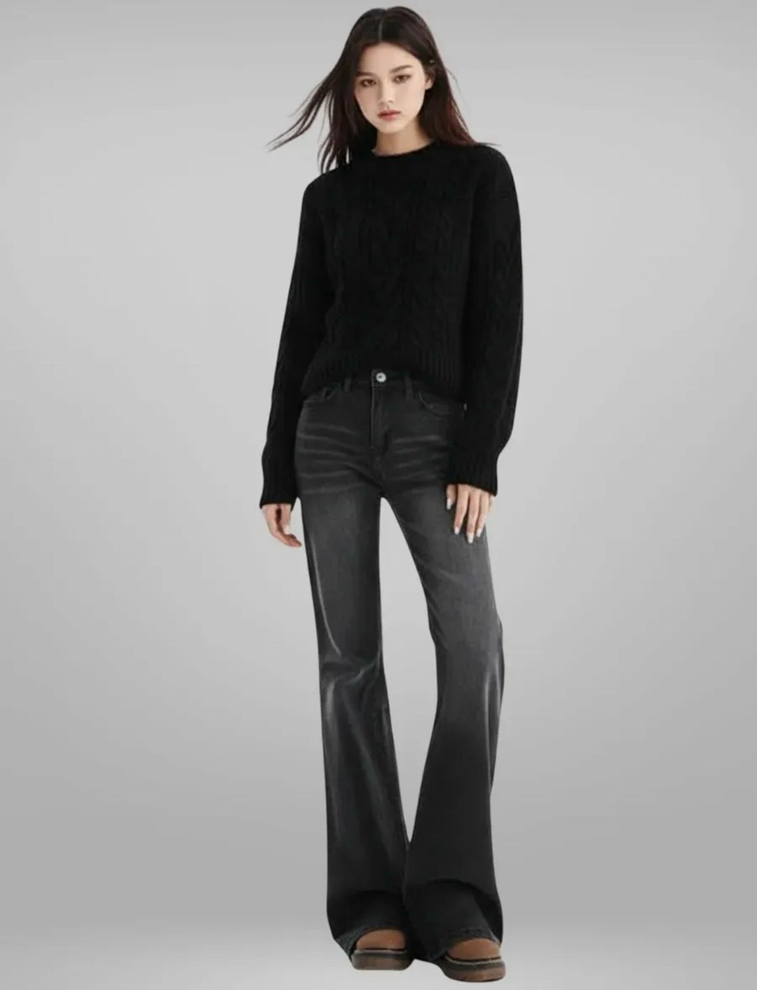 джинсы клеш с высокой посадкой,женские джинсы клеш с высокой посадкой,женские джинсы клеш,женские джинсы,женские джинсы и брюки