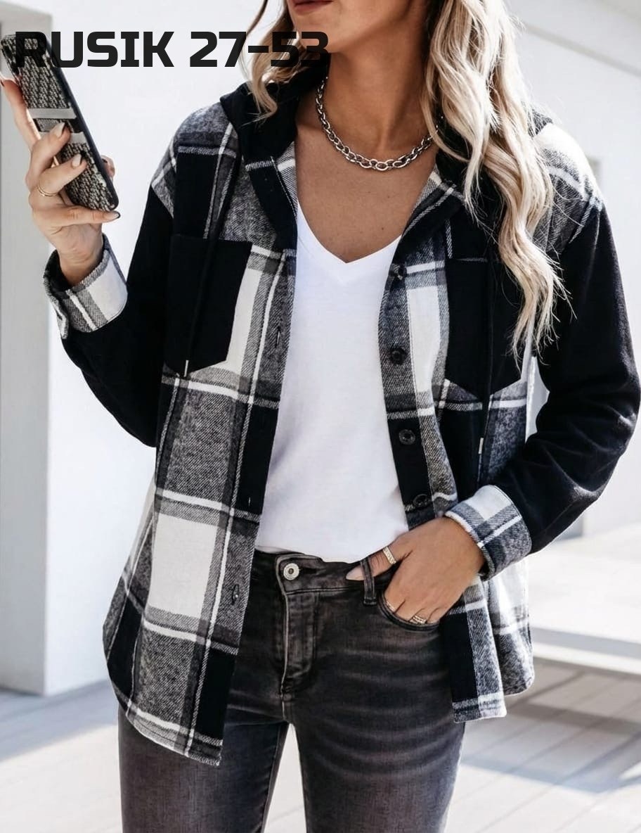 рубашка в клетку женская,повседневная куртка,рубашка с капюшоном,клетчатая рубашка женская,клетчатая куртка