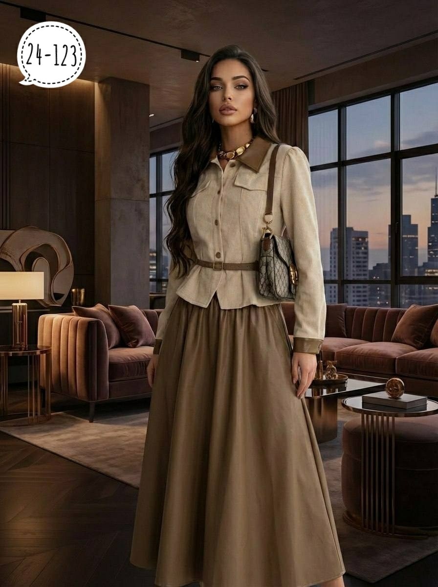 костюм женский с юбкой,костюм с платьем,костюм с юбкой,костюм женский,женская юбка миди miu miu бежевого цвета