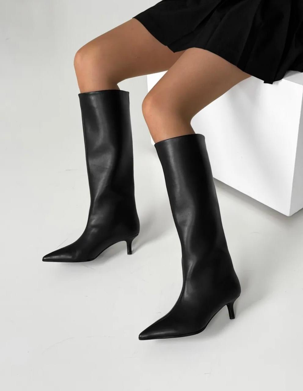 сапоги,высокие сапоги,женские сапоги,сапоги демисезонные на маленьком каблуке gh collection,сапоги донна бализа