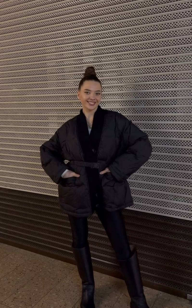 пуховик повседневный,куртка женская,двухсторонняя куртка,стеганая куртка,куртка