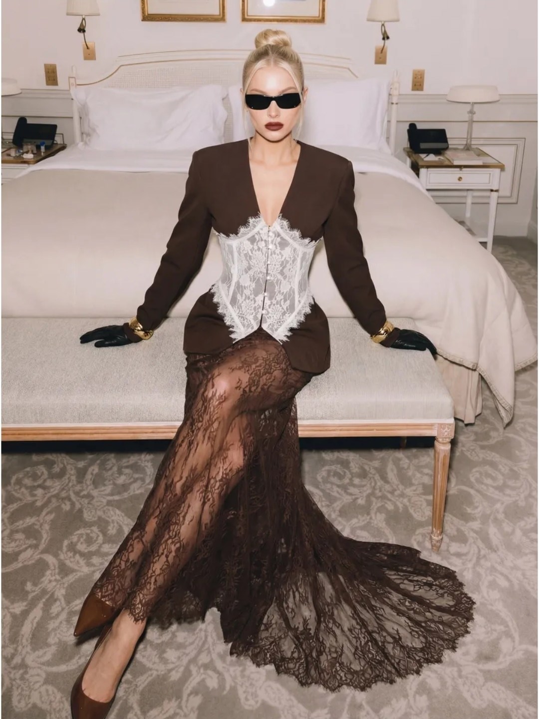 костюм летний юбка и блузка с воланами муслиновая herstyle 326251308,,кружевное боди,костюм летний юбка и блузка с воланами муслиновая herstyle