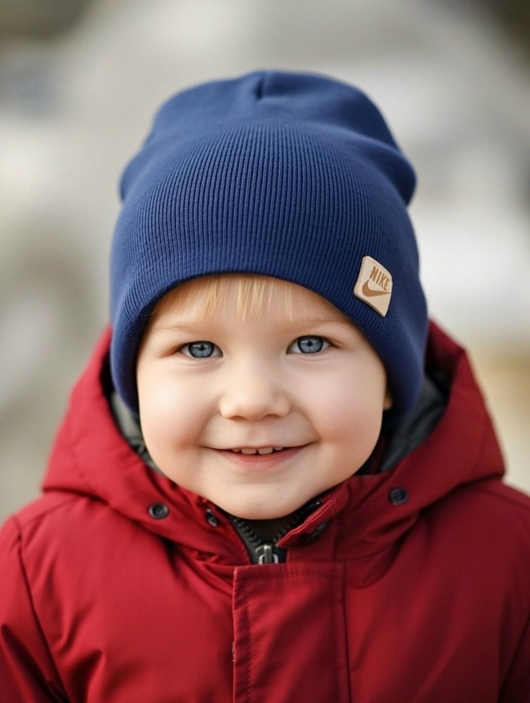 осенняя шапка со снудом набор для мальчика прикиндер,шапка для мальчика,шапка из кашкорсе детская,шапка для мальчика и снуд комплект весна прикиндер цвет джинс,осенняя шапка для мальчика