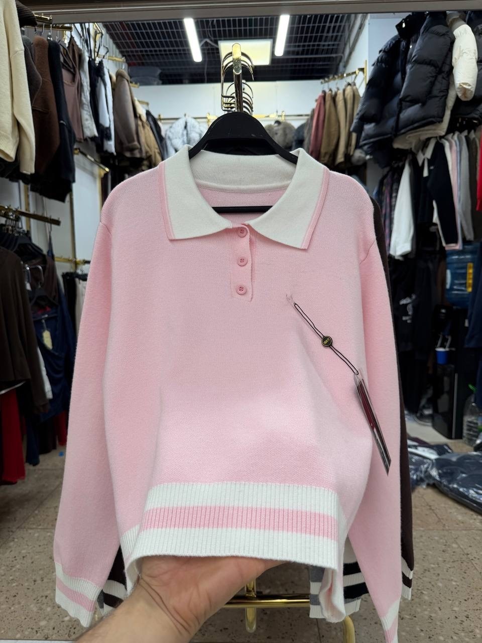 женская кофта,трикотажный свитер,женский модный тонкий вязаный свитер с воротником-поло,свитер поло женский,свитер поло