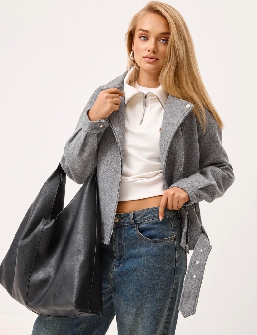 куртка из пальтовой ткани серая,куртка из пальтовой ткани,полупальто-косуха из драповой ткани цвет: серый,куртка из пальтовой ткани fly,куртка из пальтовой ткани серая fly-style