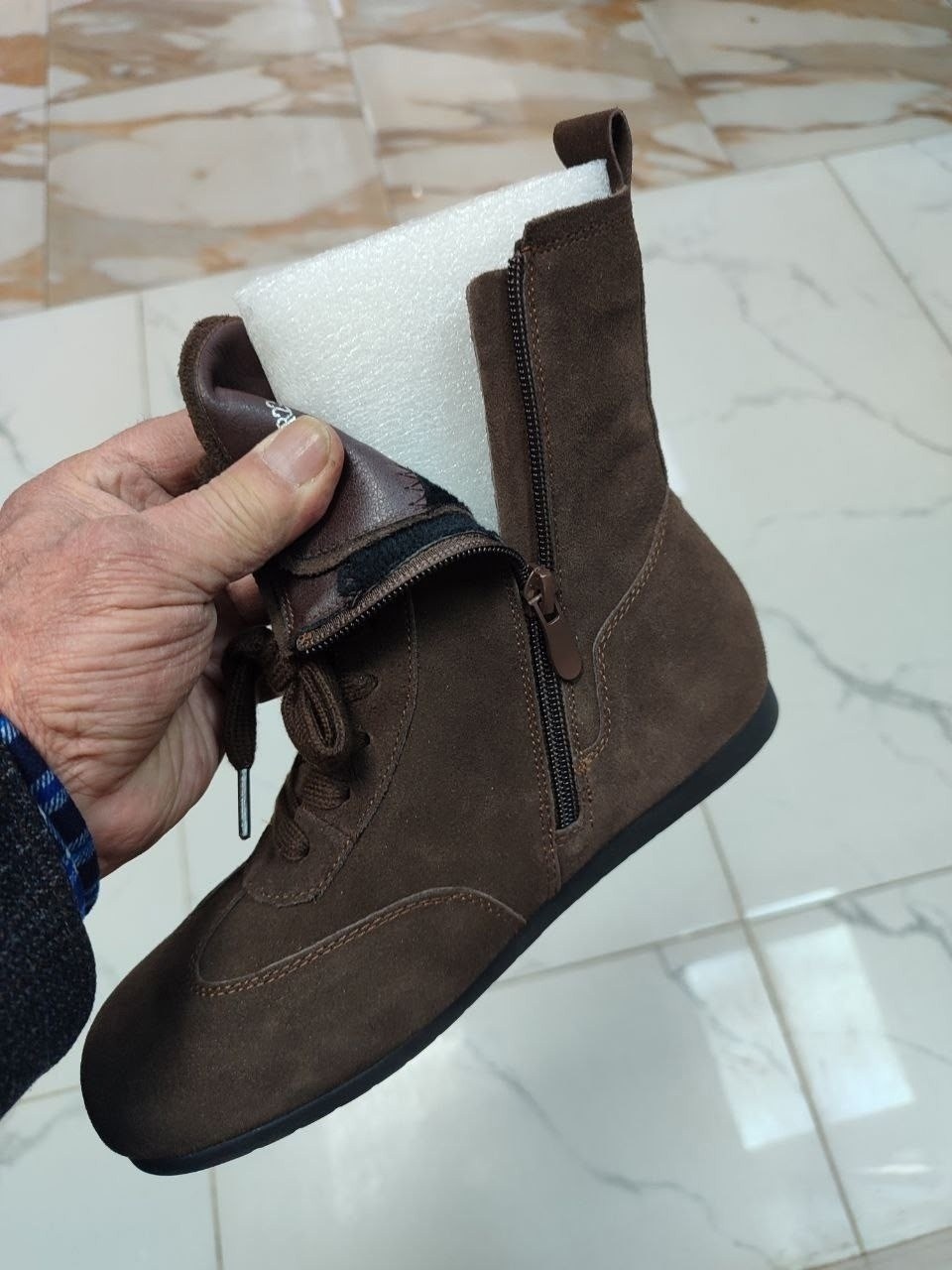 ,замшевые ботинки,зимняя замшевая ,ботинки из натуральной замши,зимняя  женская