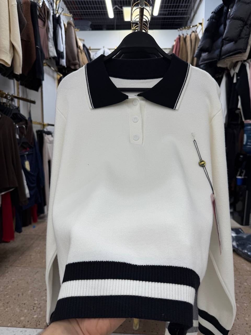 женская кофта,трикотажный свитер,женский модный тонкий вязаный свитер с воротником-поло,свитер поло женский,свитер поло