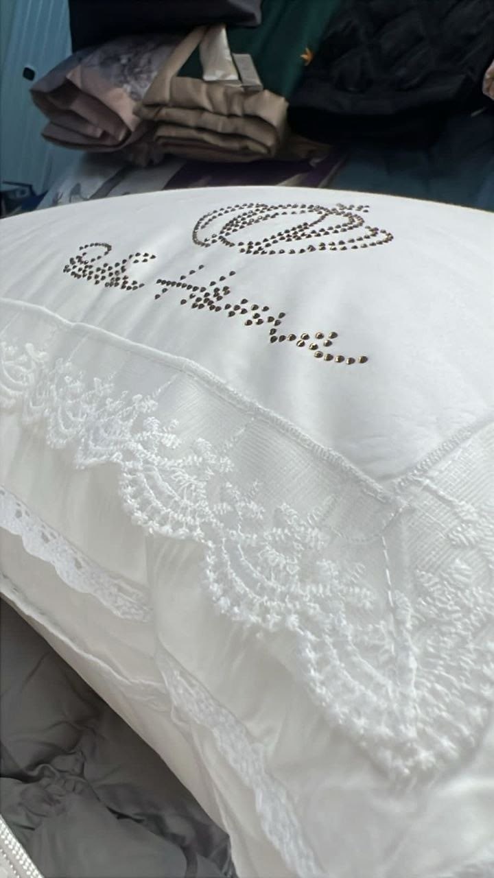 santfair подушка,подушки ,подушка,подушка с вышивкой,постельное белье с вышивкой