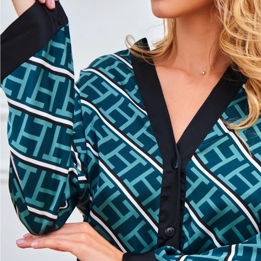 женская пижама с брюками,пижама с брюками "реджи" изумрудный для женщин,пижама женская,пижама с брюками,пижама женская новогодняя