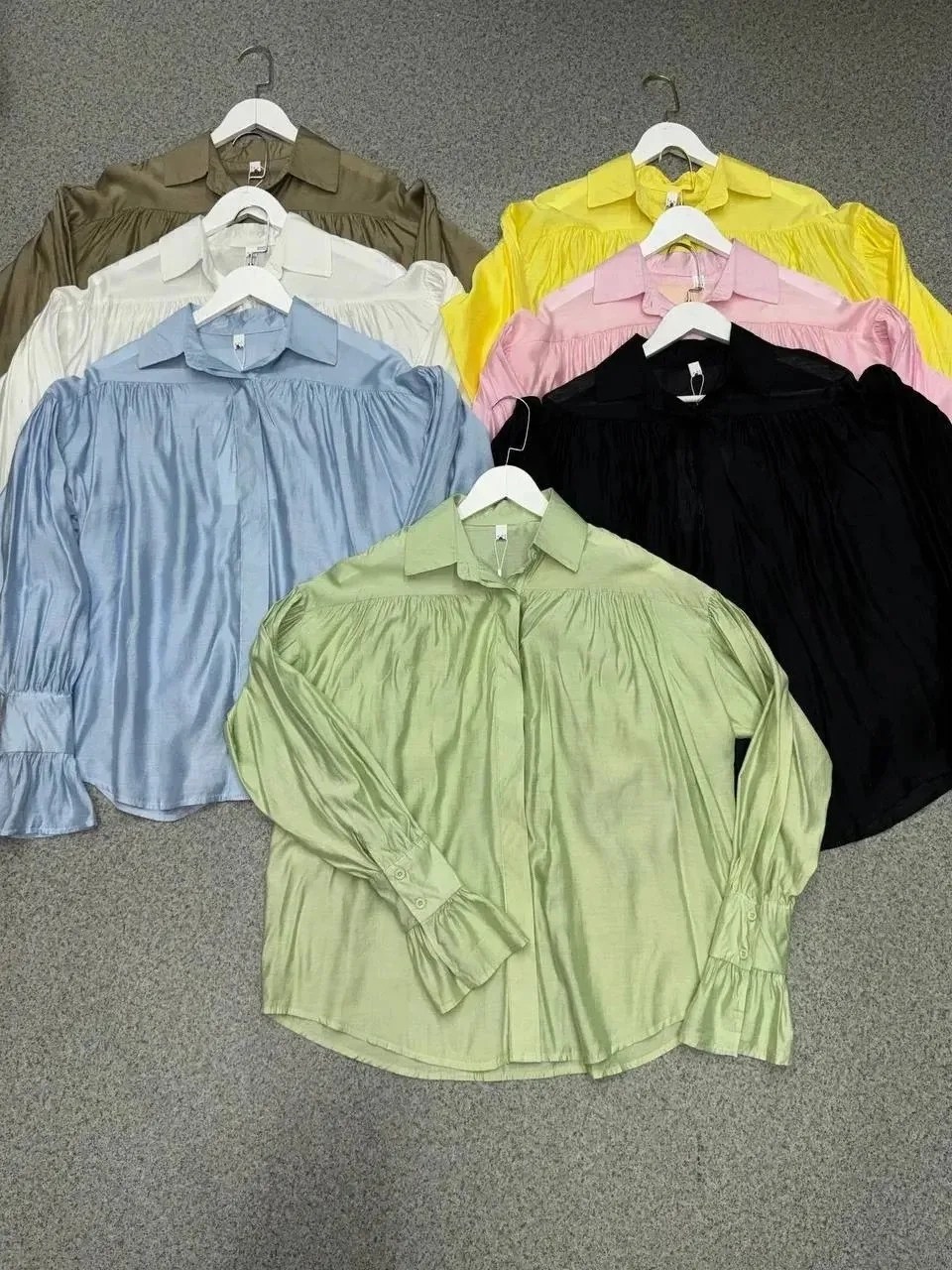 женская рубашка,элегантная рубашка,женская блузка,блузка полупрозрачная свободная с рукавами-фонариками,блузка полупрозрачная свободная с рукавами-фонариками цвет мятный