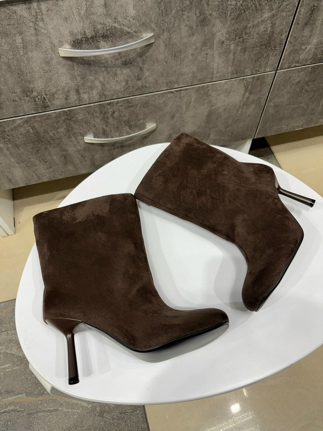 ботильоны замшевые,ботильоны демисезонные на каблуке шпильке londri 306973163,женские ботильоны,,ботильоны демисезонные на каблуке шпильке londri