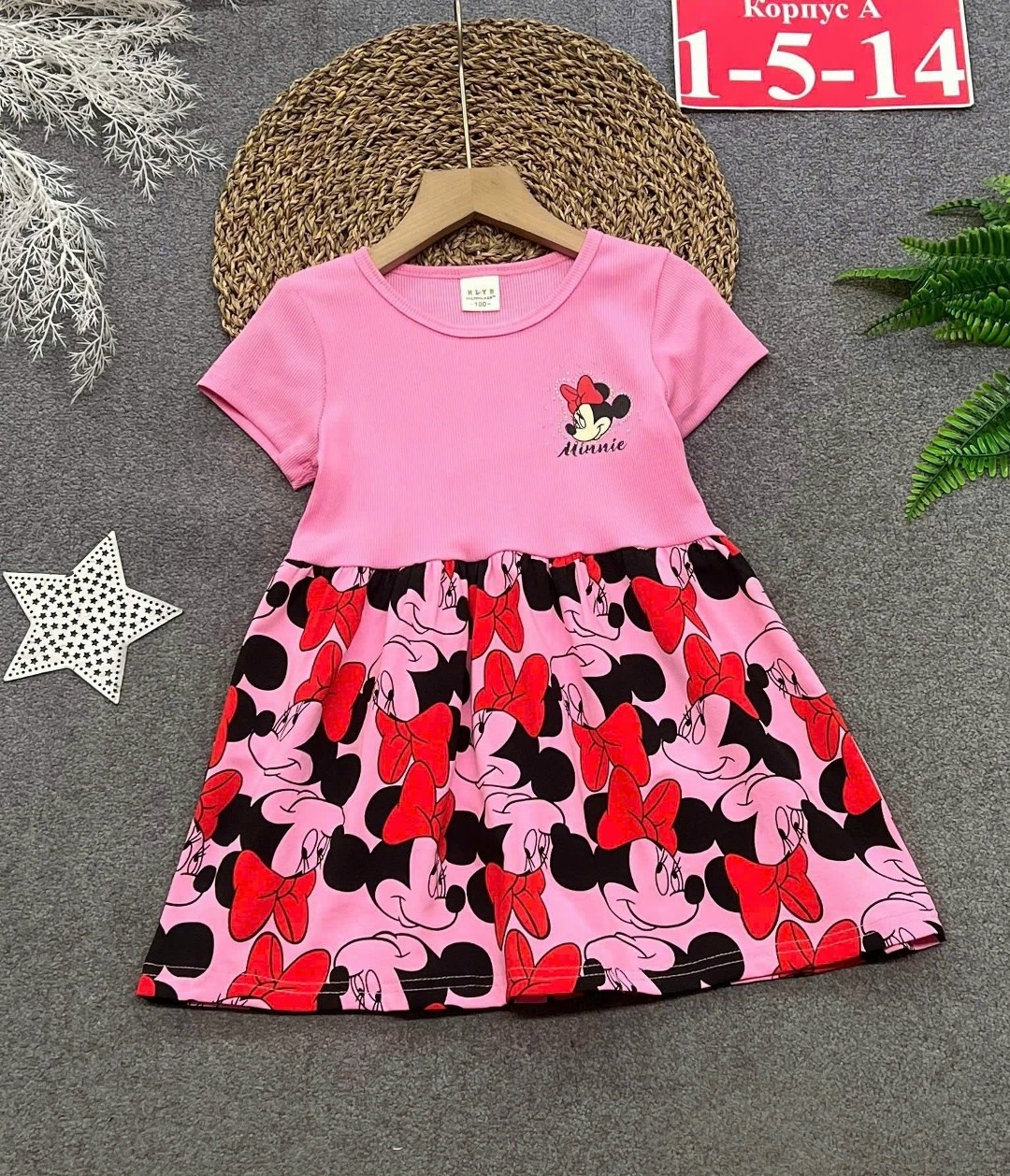 платье для девочек,летнее платье для девочек,платье минни маус,платье для девочки с принтом,платье детская