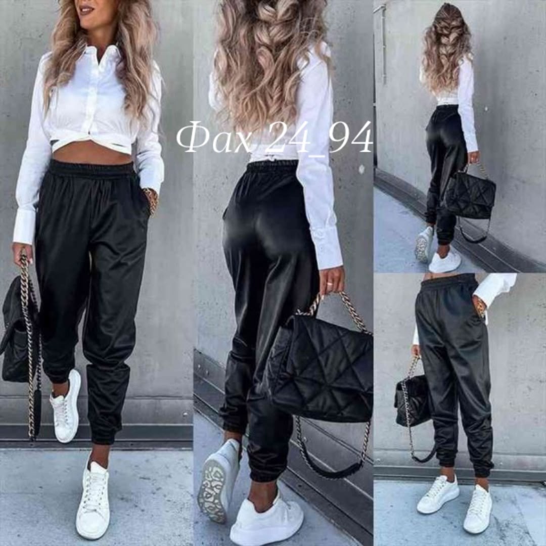брюки женские кожаные,брюки из экокожи женские,кожаные брюки,одежда брюки,брюки женские