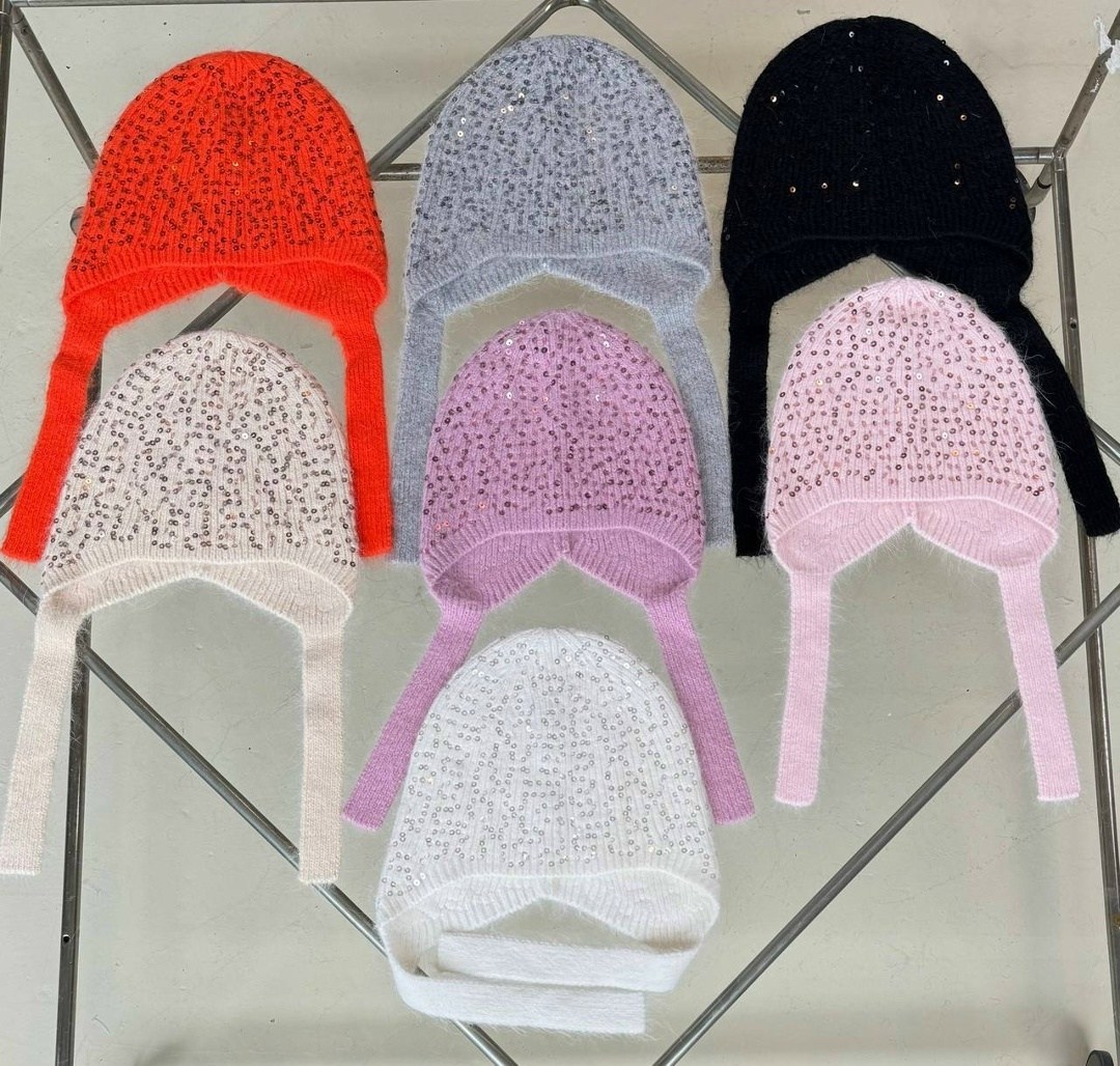 шапка вязаная женская,комплект шапки,шапка для женщин,шапка женская,женская шапка бини