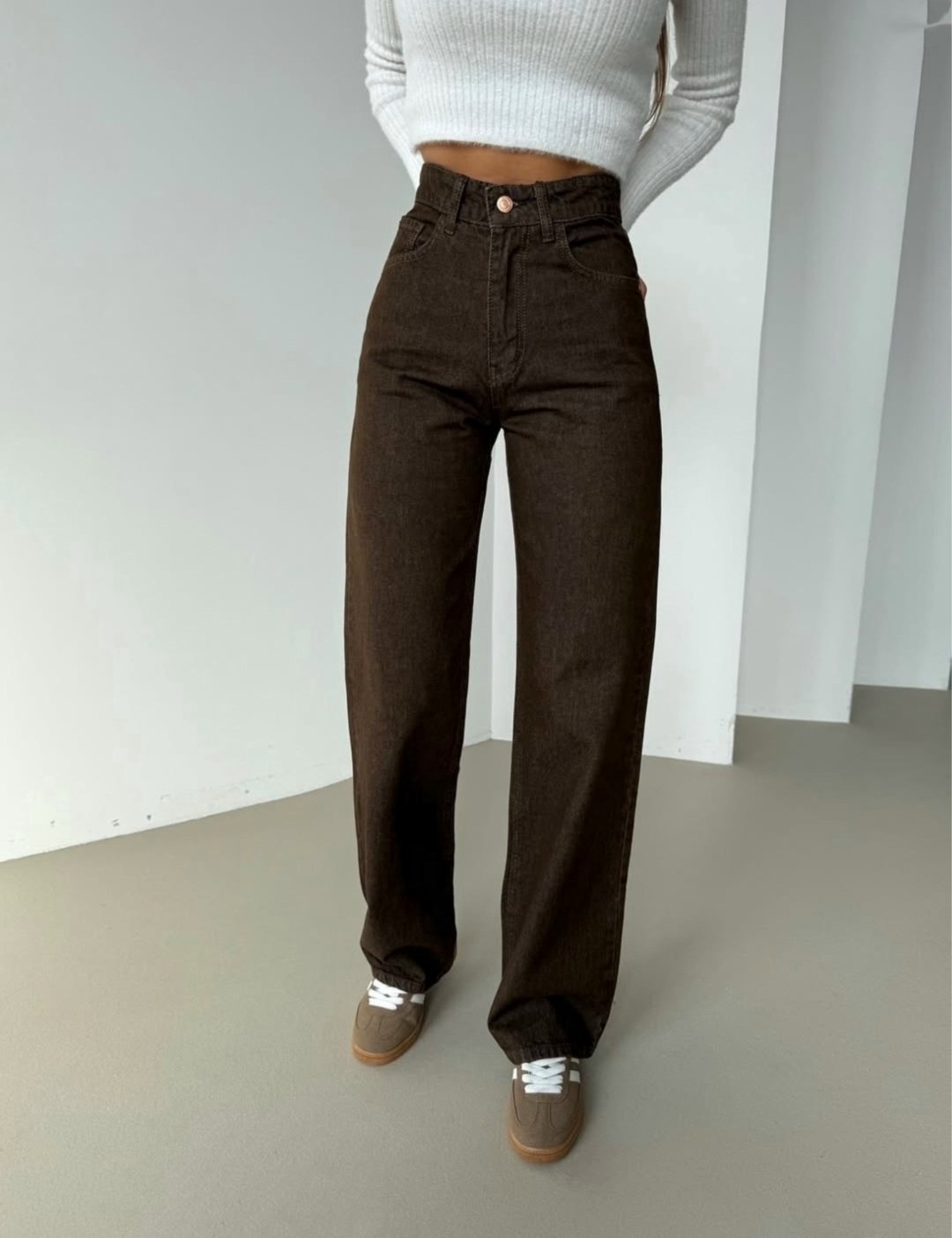 джинсы брюки,джинсы женские,женские джинсы и брюки,женские широкие джинсы цвет коричневый,широкие брюки