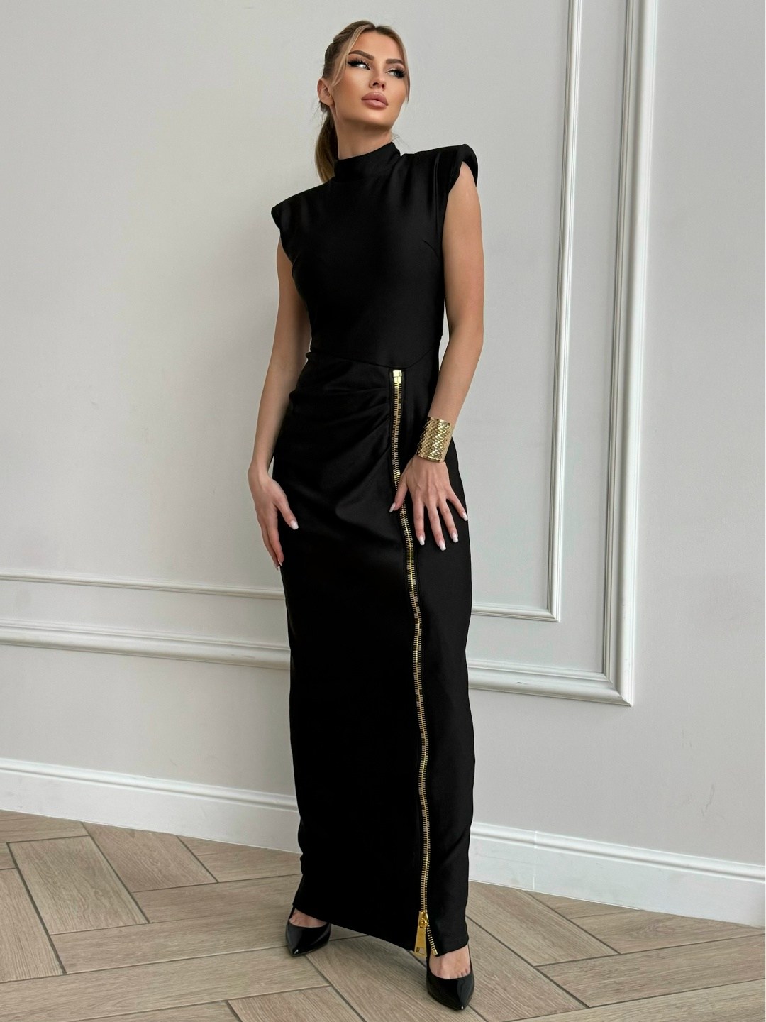 женские вечерние платья,платье,черное длинное платье,платье вечернее длинное с разрезом,вечернее платье