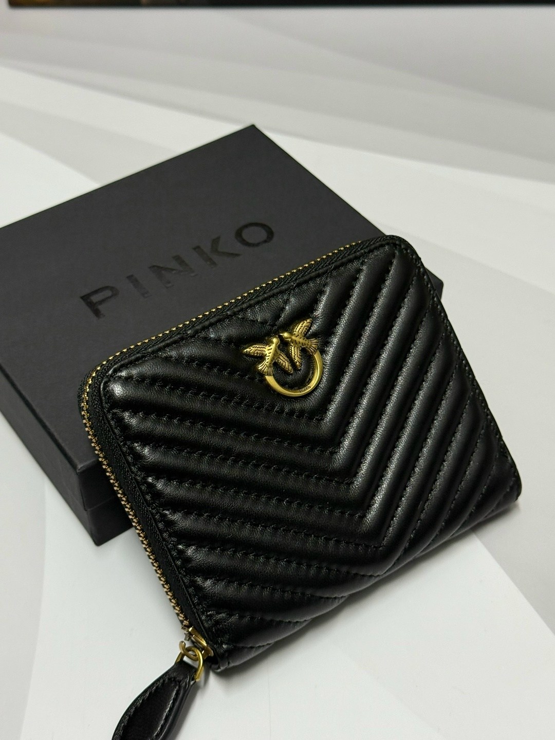 кошелек pinko,кошелек пинко женский,кошелек pinko черный,кошелек женский,кожаный кошелек pinko