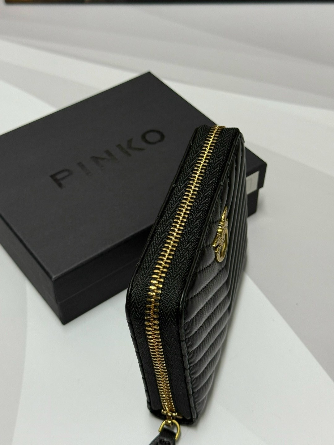 кошелек pinko,кошелек пинко женский,кошелек pinko черный,кошелек женский,кожаный кошелек pinko