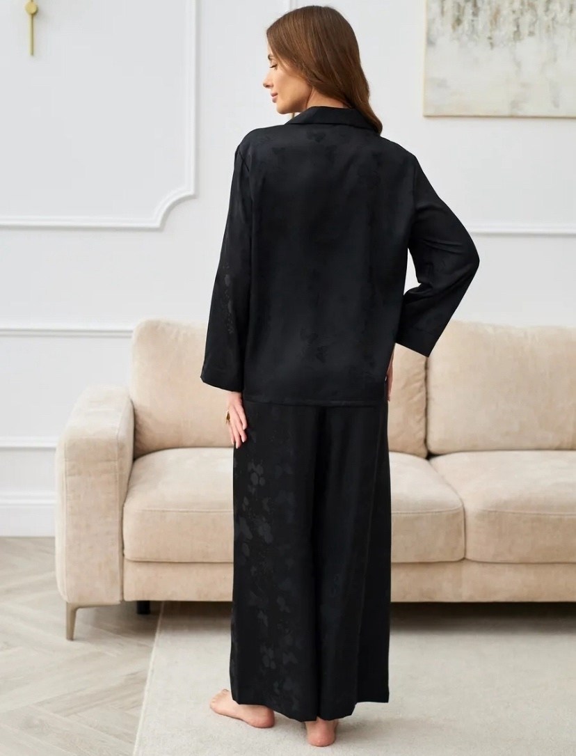 шелковая пижама женская с брюками,пижама женская,шелковая пижама со штанами,пижама шелковая со штанами и рубашкой,пижама женская шелковая cо штанами