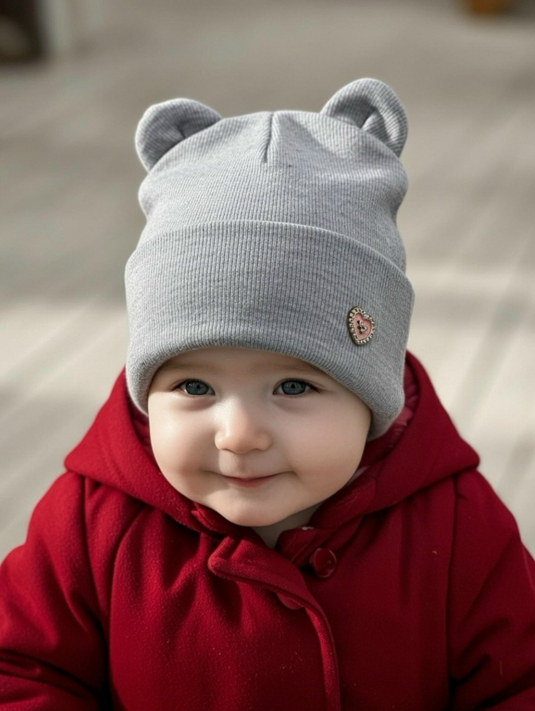 шапочка для новорожденного,детская шапка из кашкорсе с ушками,шапочка для малыша,шапка для малыша,шапка для новорожденного