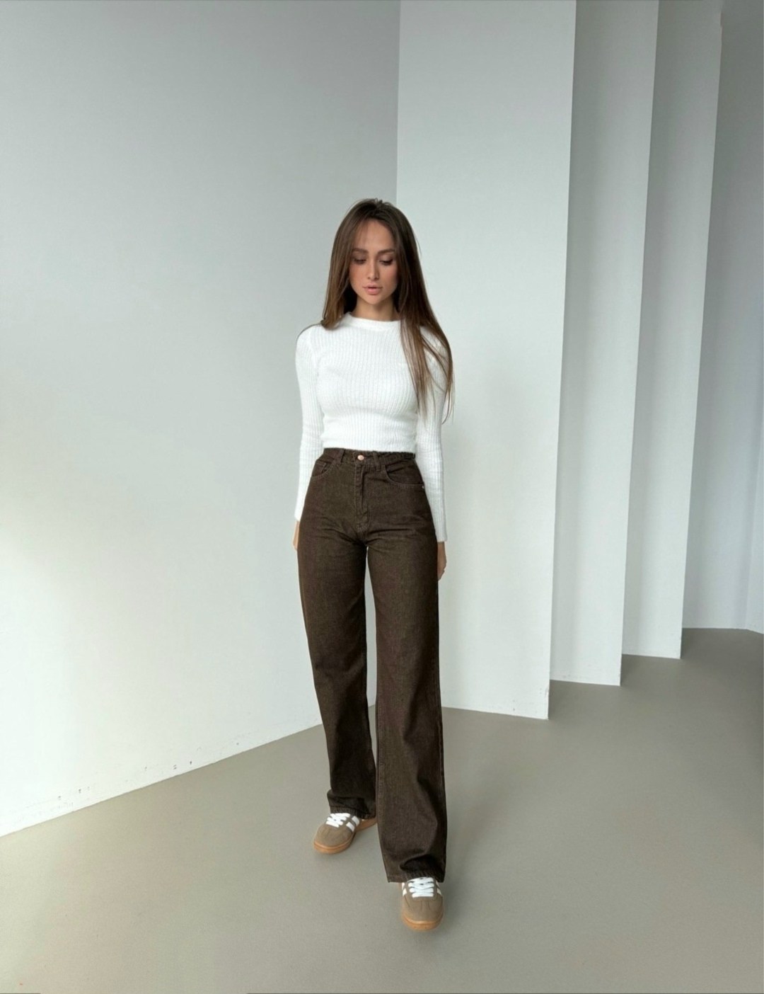 джинсы брюки,джинсы женские,женские джинсы и брюки,женские широкие джинсы цвет коричневый,широкие брюки