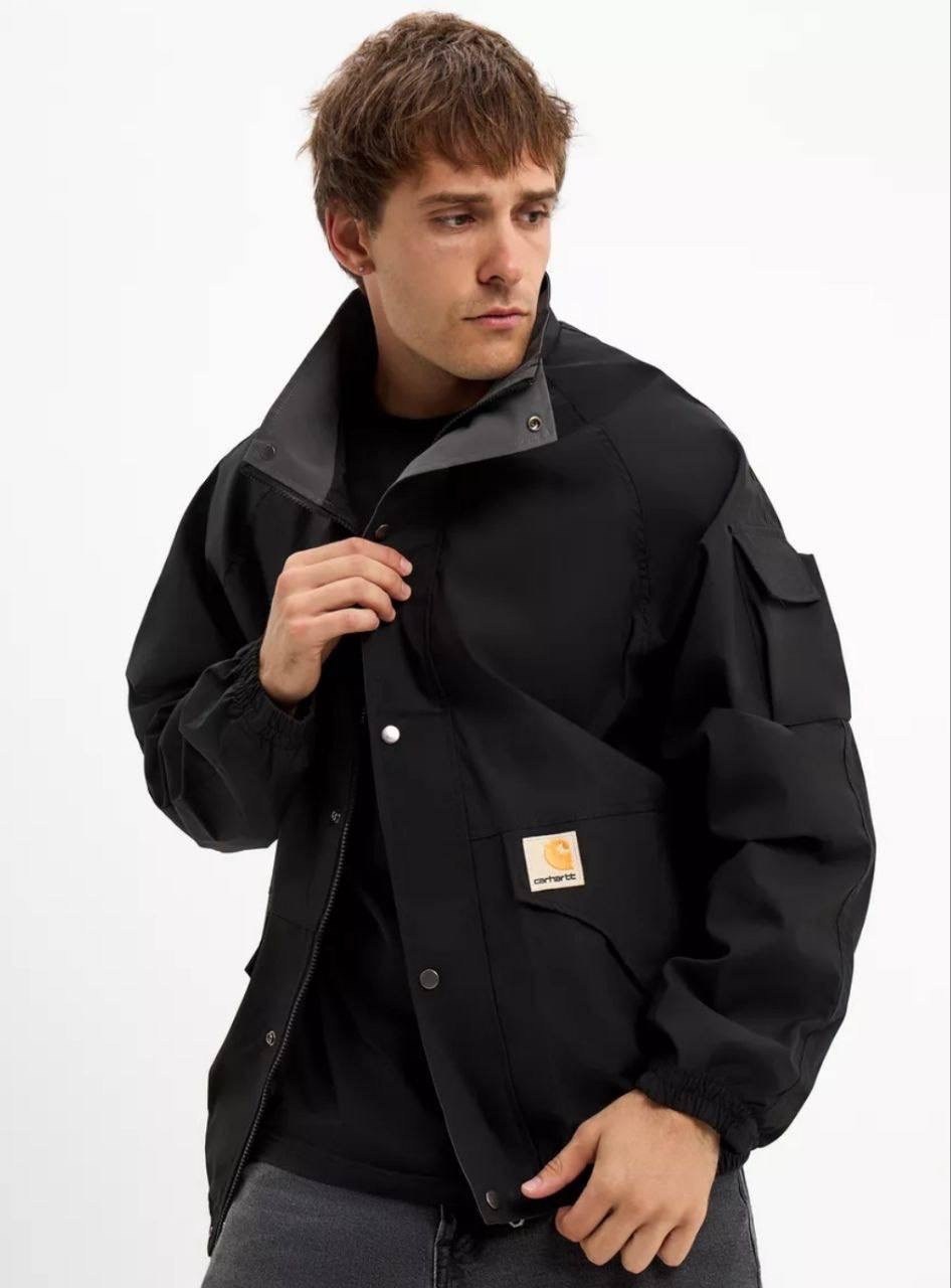 куртка carhartt,куртка carhartt wip,куртка утепленная мужская carhartt черный,carhartt wip detroit jacket (black),carhartt wip