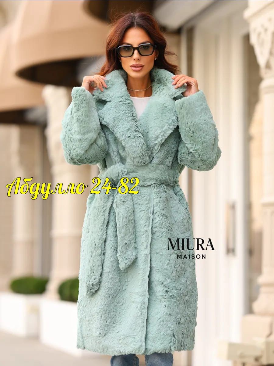 шуба из искусственного меха фисташкового цвета,стильное пальто,эко шуба,пальто барашек,пальто шуба