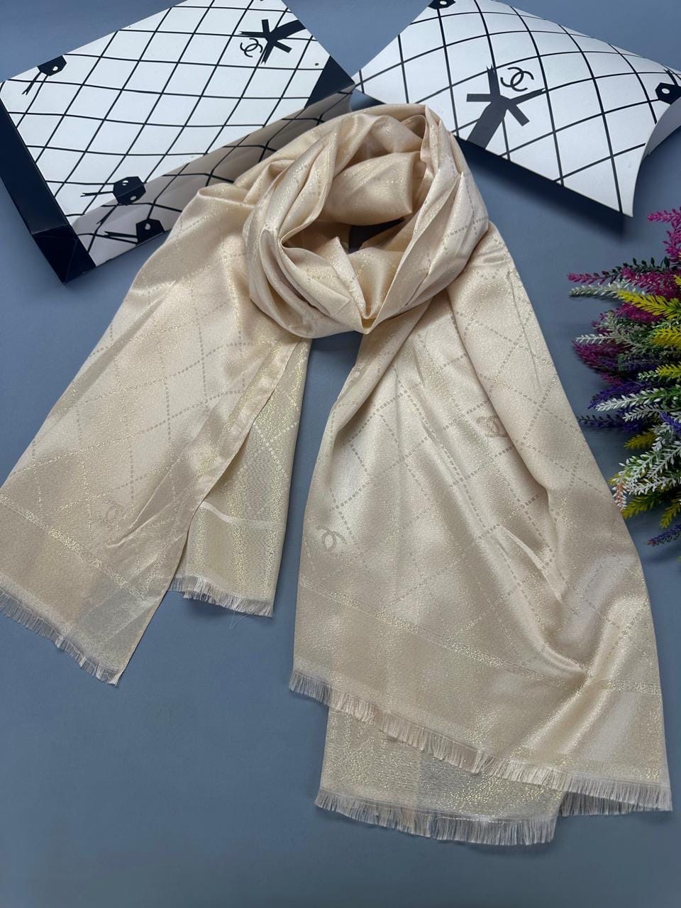 палантин теплый,шарфы и платки,палантин chanel,палантин женские,палантин