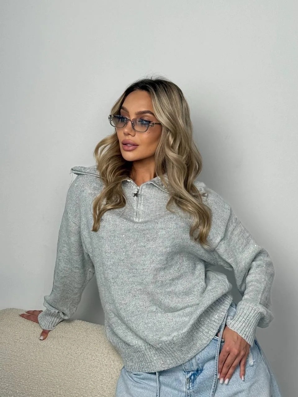 кофта с горлом,свитер с горлом,стильный свитер,женская кофта,свитер