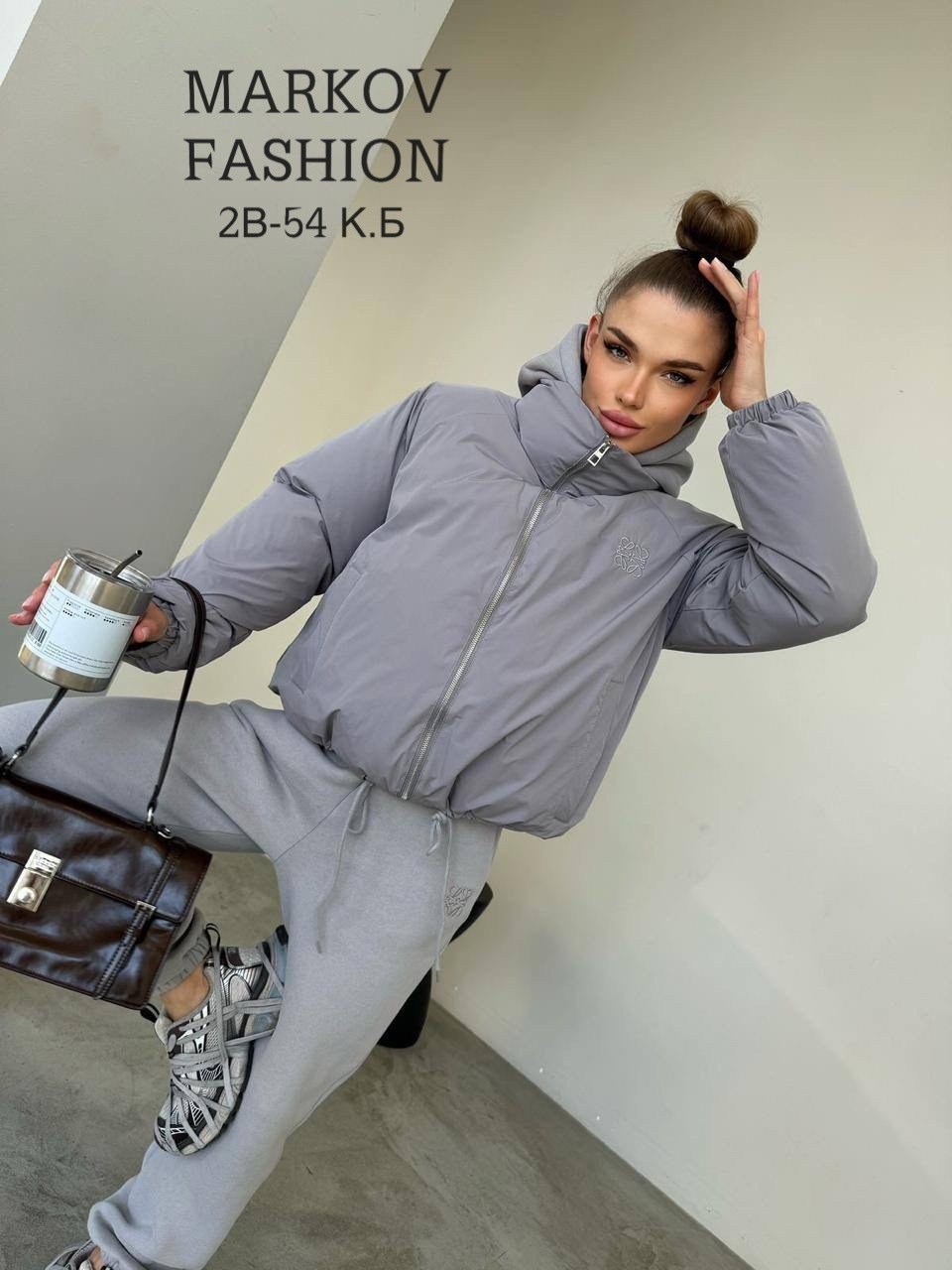 женский серый костюм тройка miu miu,куртка оверсайз,демисезонная куртка,костюм тройка с курткой,женская куртка