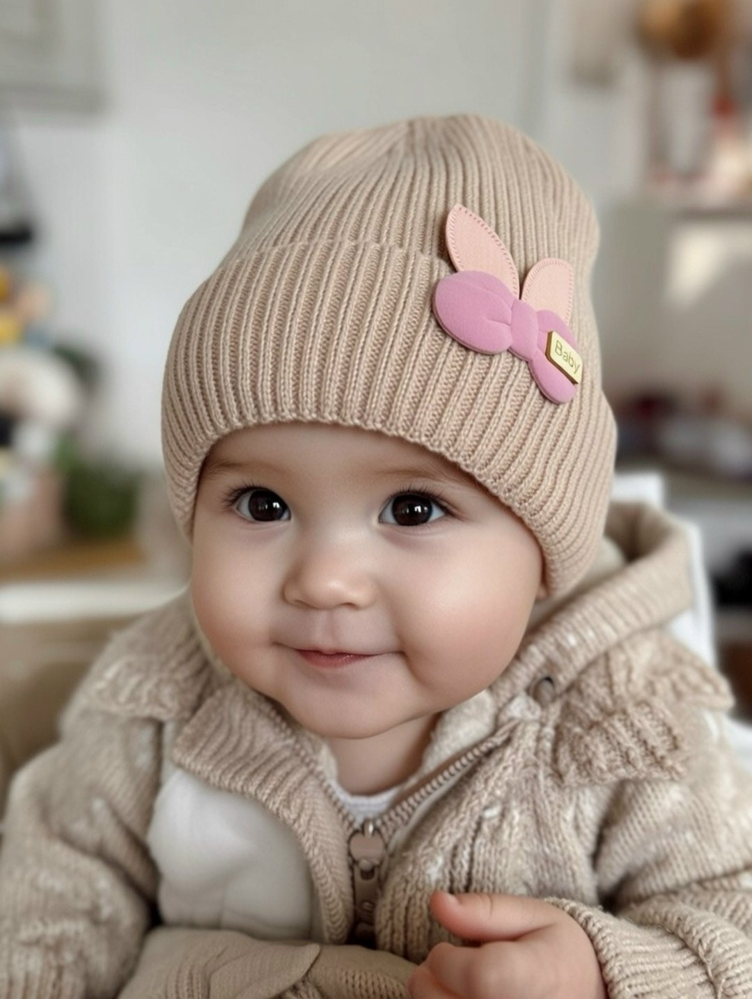 шапка наследникъ выжанова малышам,шапка для малыша,шапочка наследникъ выжанова с бантиком на,детская шапочка,шапка для новорожденного