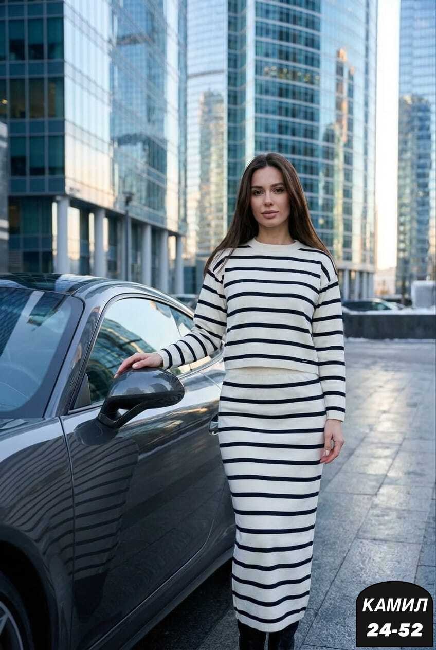 костюм с юбкой,трикотажная юбка,костюм трикотажный с юбкой,костюм с юбкой женский,трикотажный костюм с юбкой "тысяча столиц"