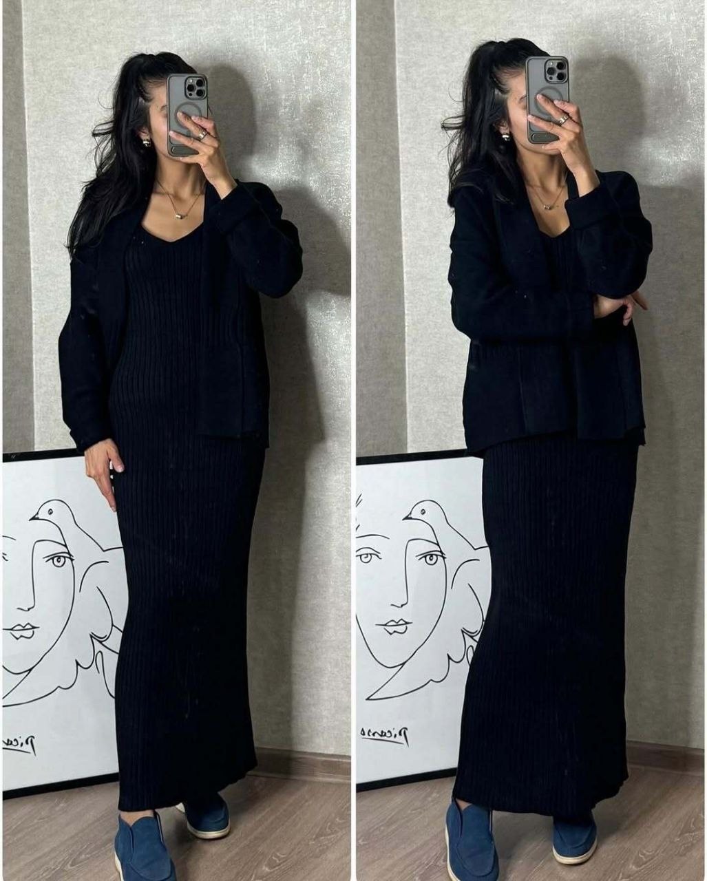 костюм из премиального кашемира,женский костюмчик,трикотажный костюм двойка с юбкой теплый ms.i,костюм с жакетом и юбкой,костюм женский