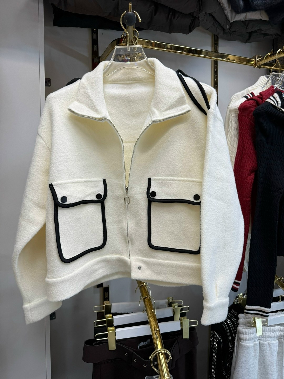 женская куртка из искусственной овечьей шерсти на молнии с длинным рукавом,куртка из альпаки,куртка из альпаки женская,кардиган с карманами,кофта модная