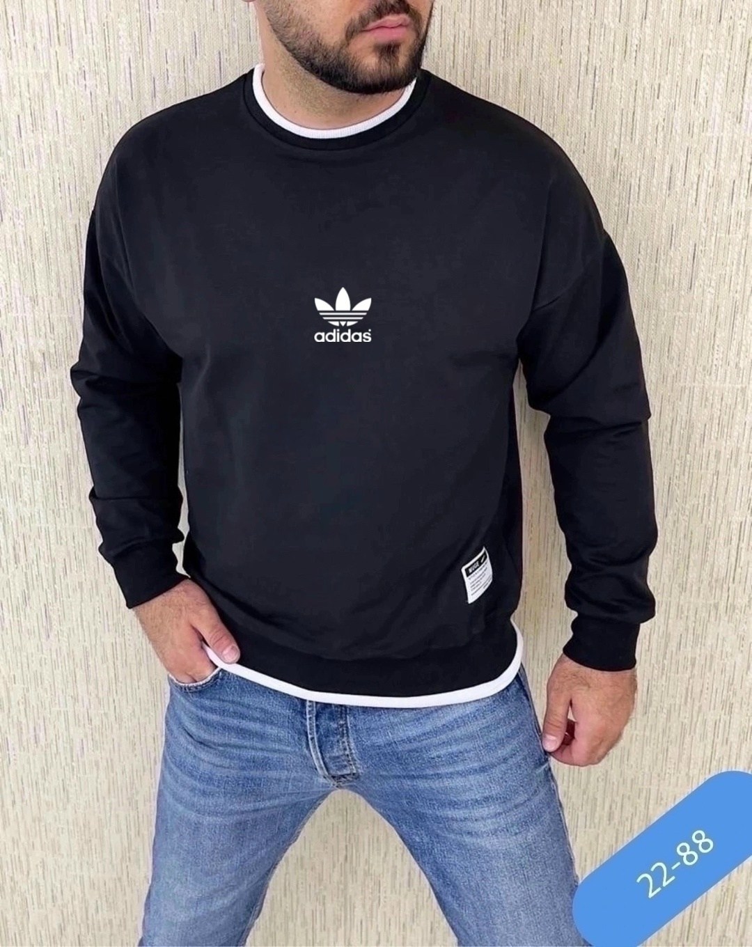 свитшот мужской adidas,свитшот мужская,свитшот повседневный,свитшот адидас белый мужской,кофта толстовка