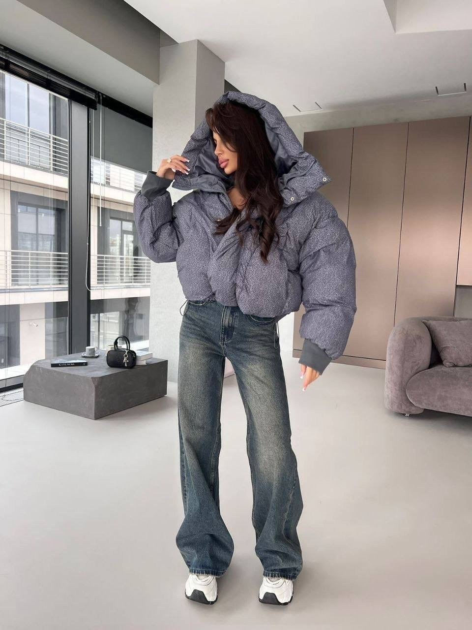 стильные куртки,объемный пуховик,пуховик короткий,куртка оверсайз,куртка женская с капюшоном