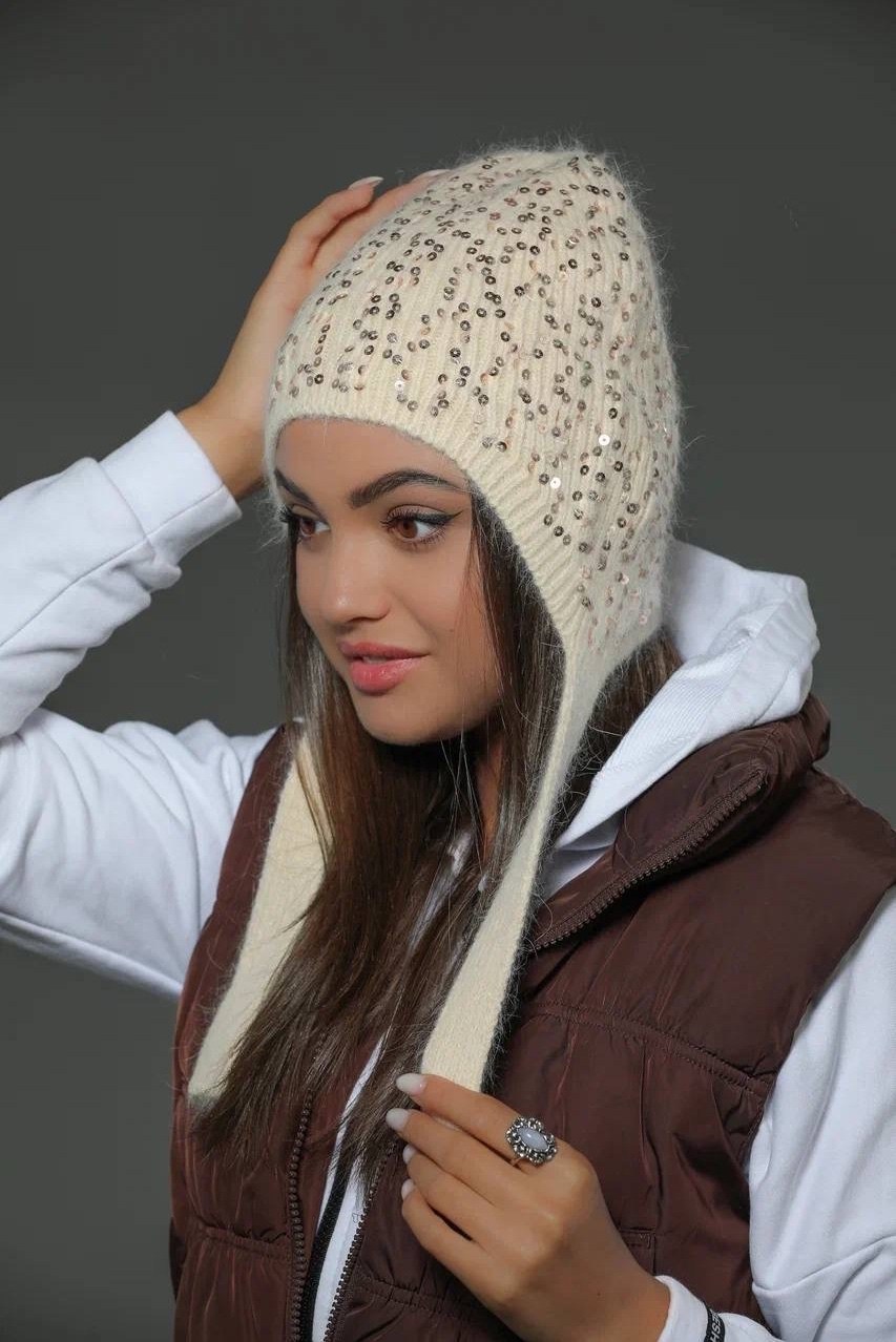 шапка вязаная женская,комплект шапки,шапка для женщин,шапка женская,женская шапка бини