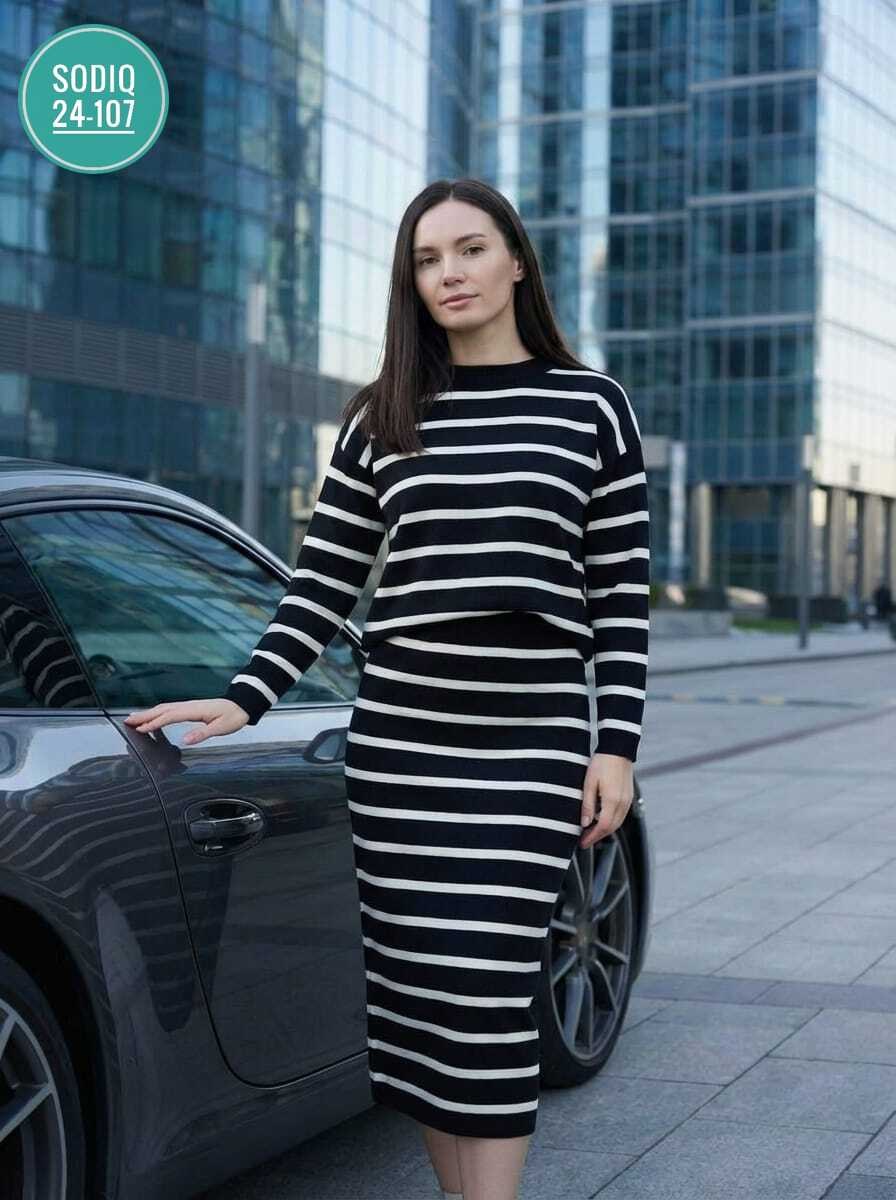 трикотажные костюмы,костюм с юбкой,женские костюмы с юбкой,костюм женский,костюм трикотажный с юбкой st tropez