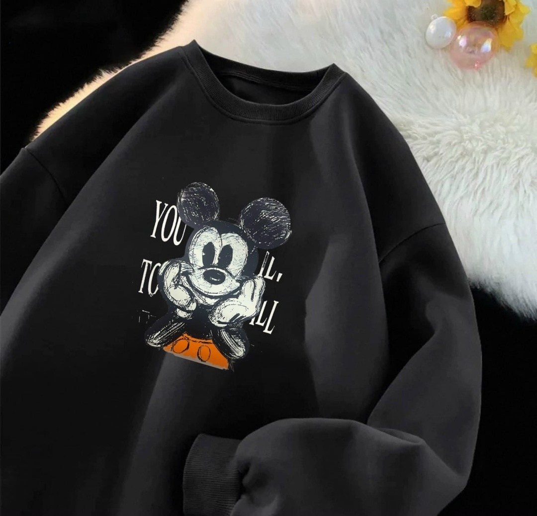 модная толстовка,свитшот женская,свитшот с микки маусом,свитшот,толстовка