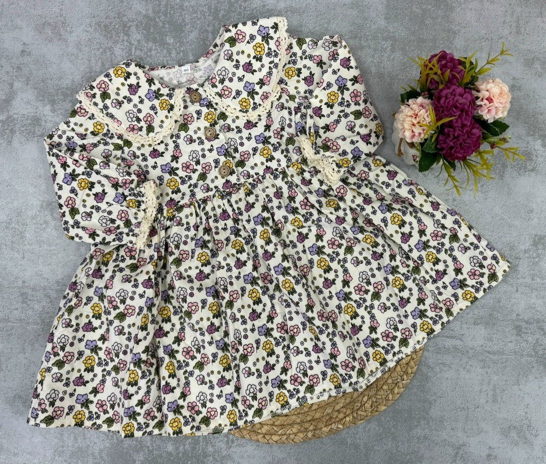 платье для девочки,платье для малыша,платье детская,детское платье с воротничком,платье из фланели для девочки