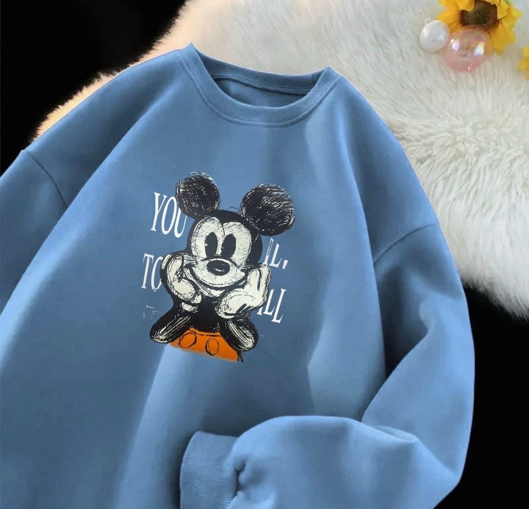 модная толстовка,свитшот женская,свитшот с микки маусом,свитшот,толстовка