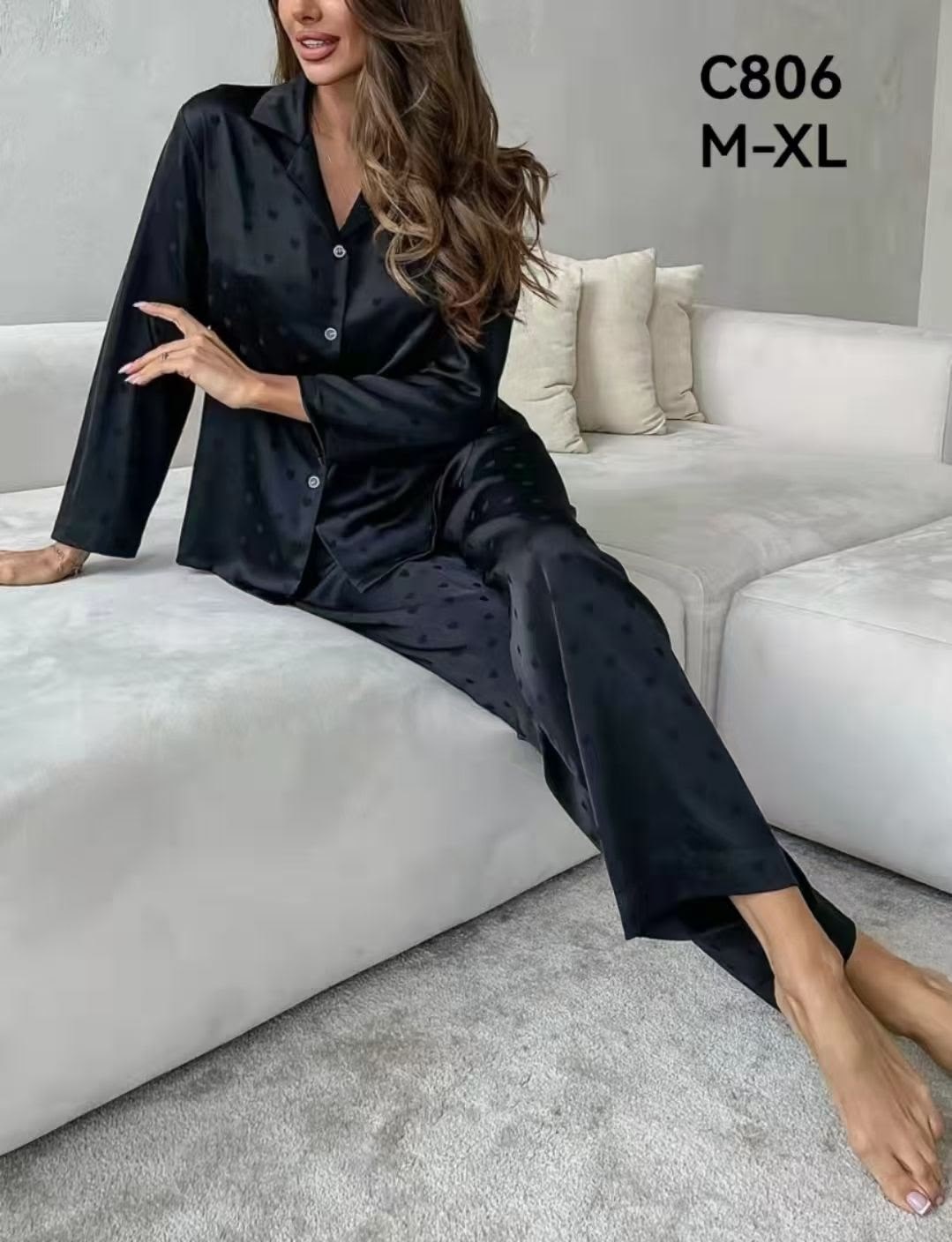 пижама женская атласная,пижама шелковое,пижама женская шелковая,пижама с брюками и рубашкой шелковая amenue цвет красный,пижама с брюками и рубашкой шелковая amenue