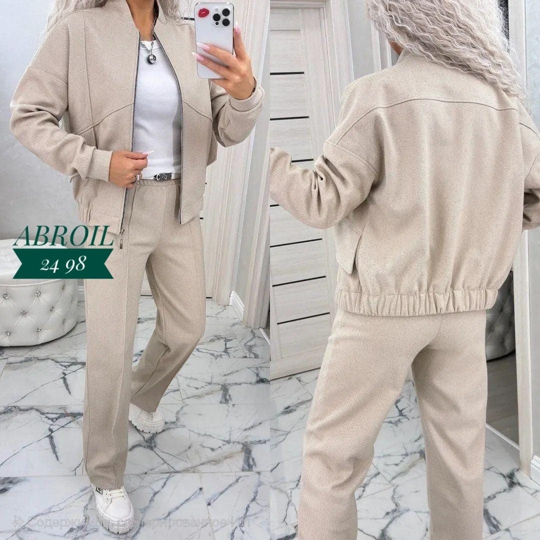 костюм двойка кашемир,спортивные костюмы женские,костюм женский олимпийка и штаны арт. 1566701,костюм с брюками,костюм женский на флисе