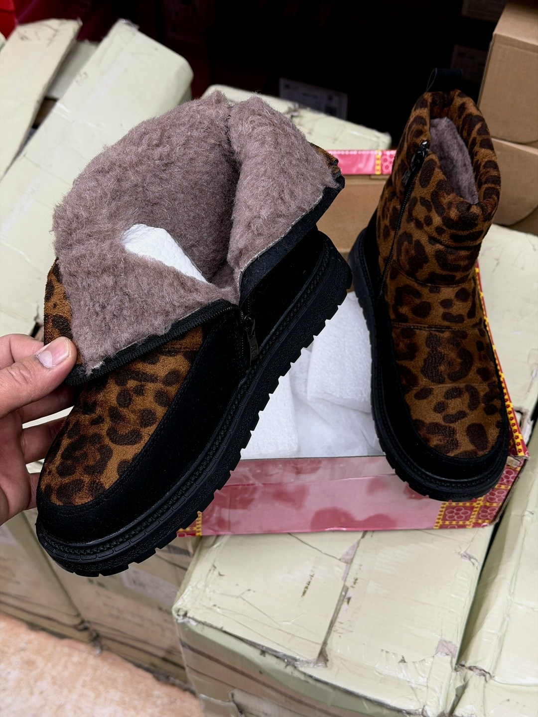 ,женские угги,женский дутики леопардовые,леопардовые угги,зимние женские угги