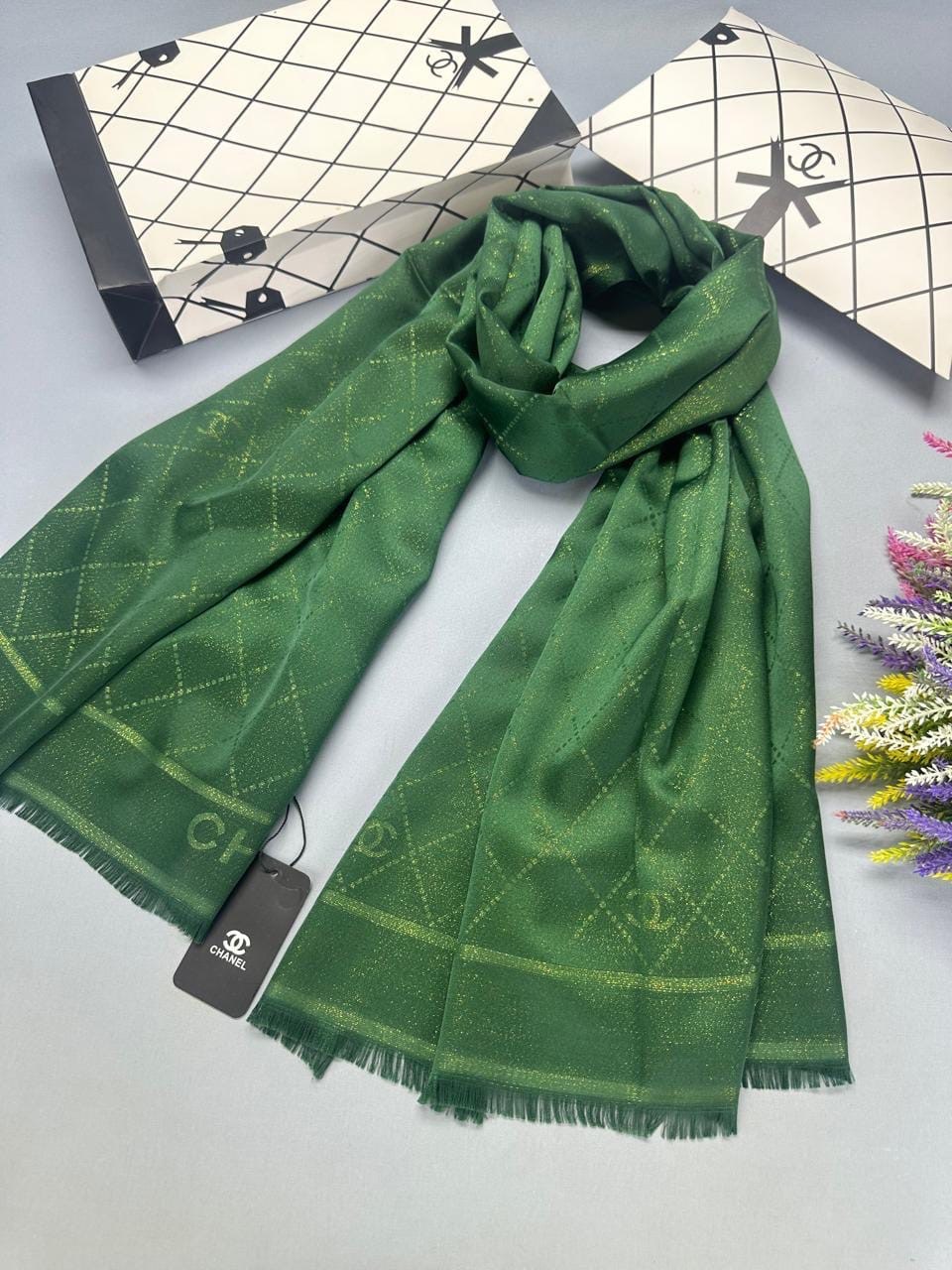 палантин теплый,шарфы и платки,палантин chanel,палантин женские,палантин