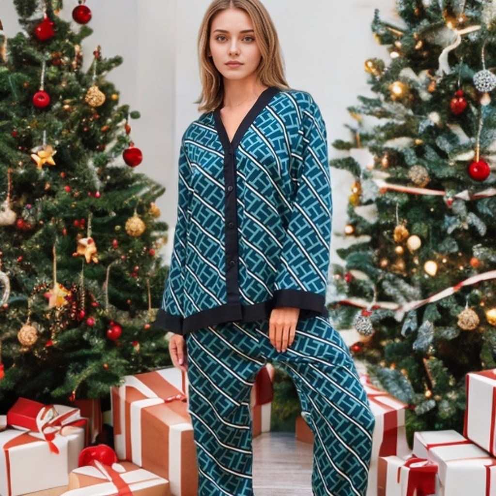 женская пижама с брюками,пижама с брюками "реджи" изумрудный для женщин,пижама женская,пижама с брюками,пижама женская новогодняя